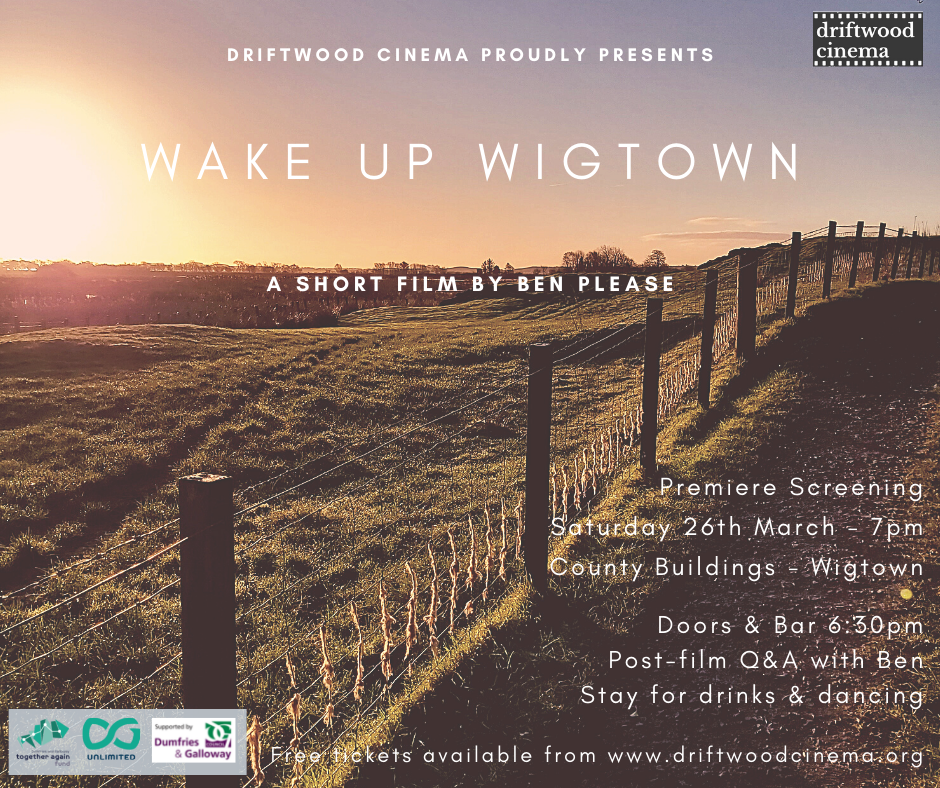 Wake Up Wigtown photo of sunrise across the fields